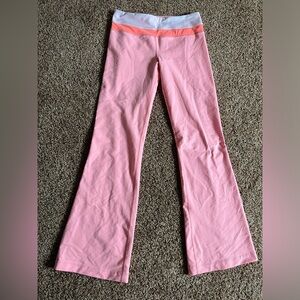 Lululemon Pink Y2K Retro Wide Leg Pants | Size 6 (Shortened Length) Barbiecore